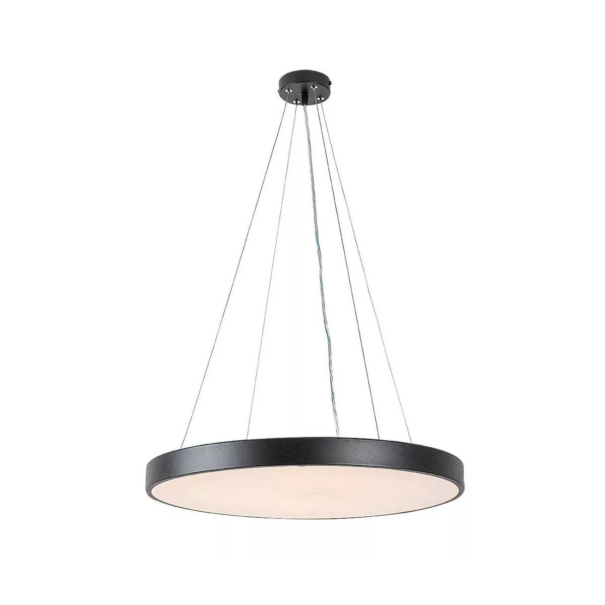 TESIA LED PENDANT CEILING LIGHT 36W D40CM BLACK