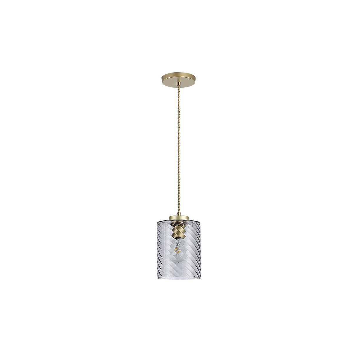 SHEILA PENDANT LIGHTING SINGLE LIGHT E27 40W GOLD