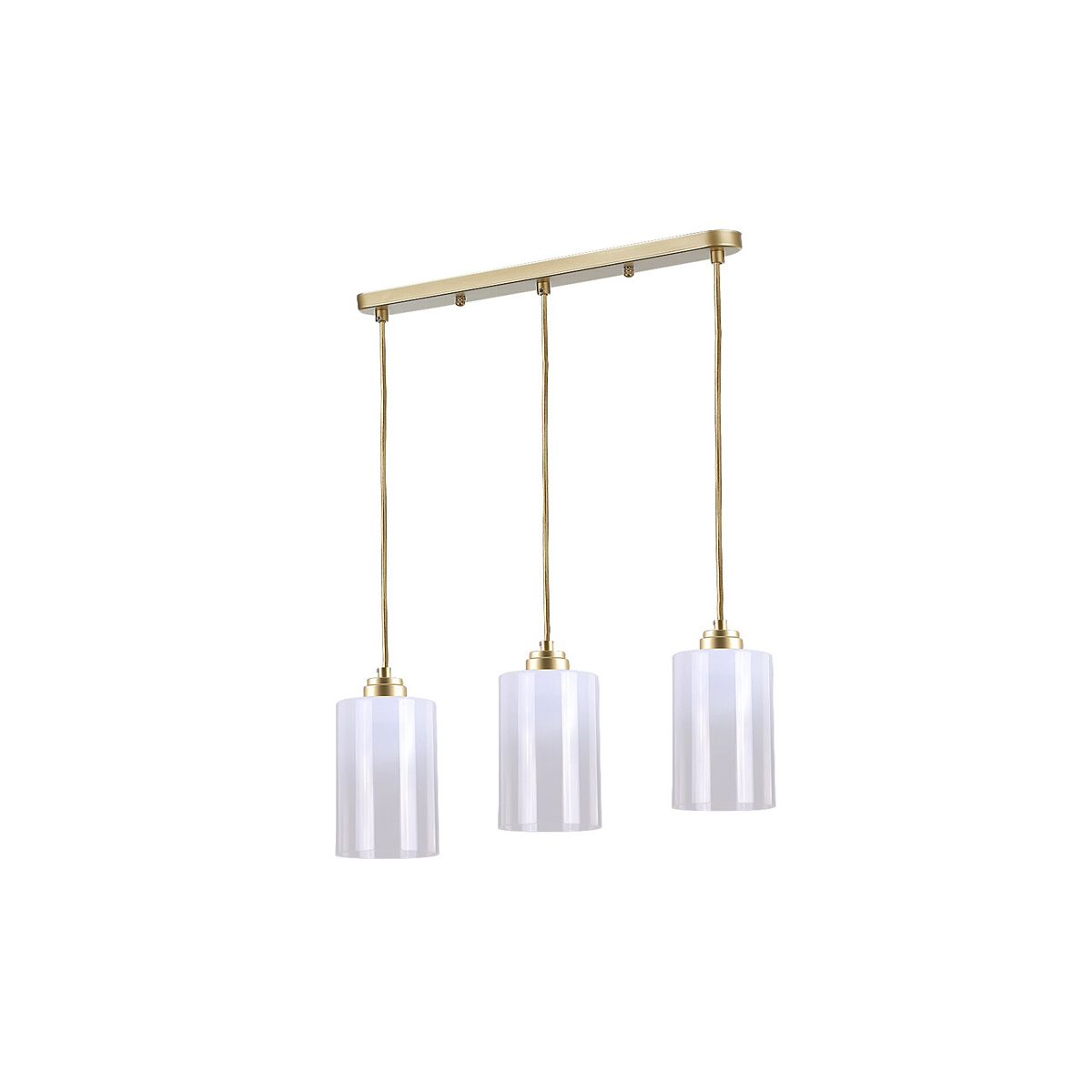 PANTHEA PENDANT LIGHTING 3LIGHT GOLD