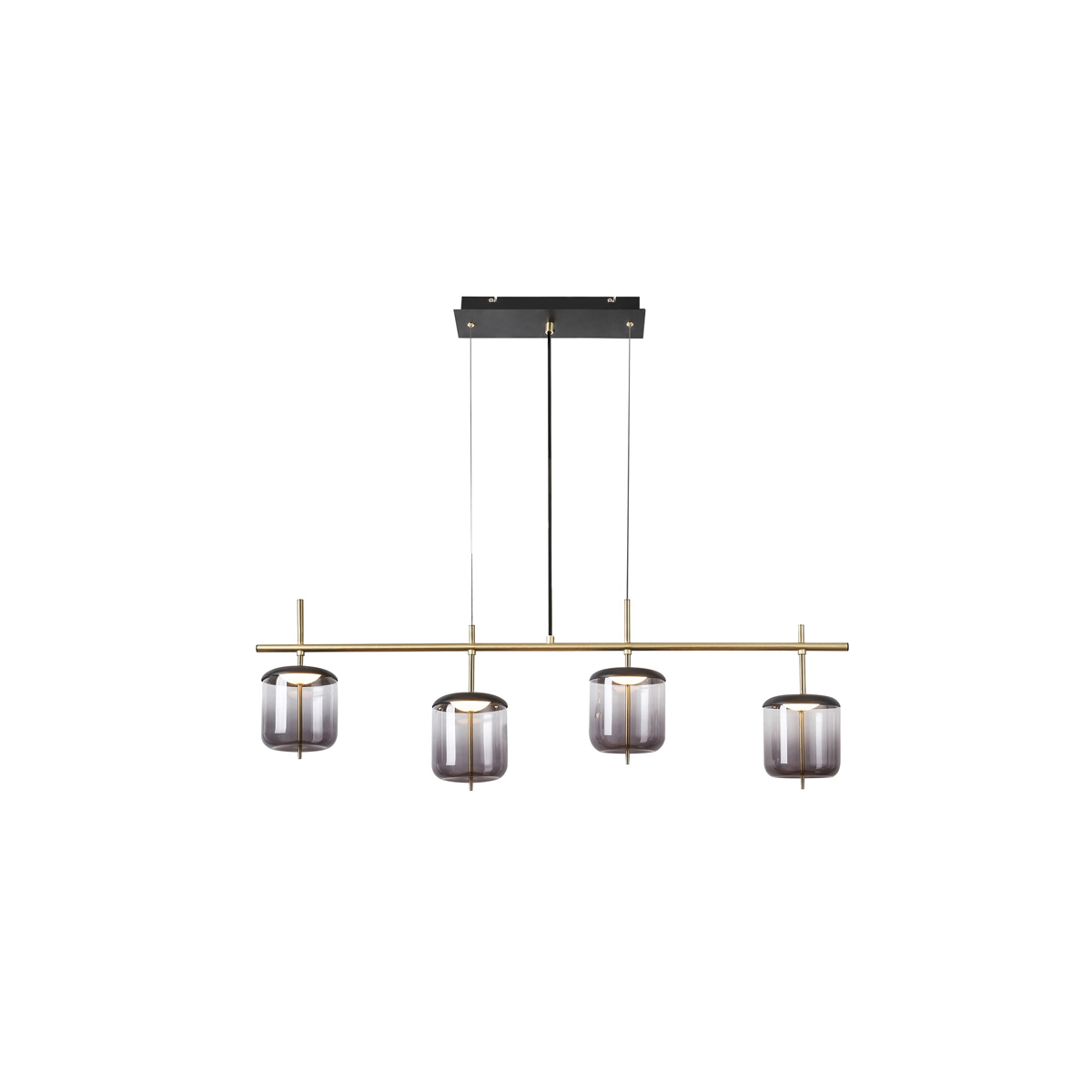 DELICE PENDANT LIGHTING BLACK / BRONZE 4 LIGHTS