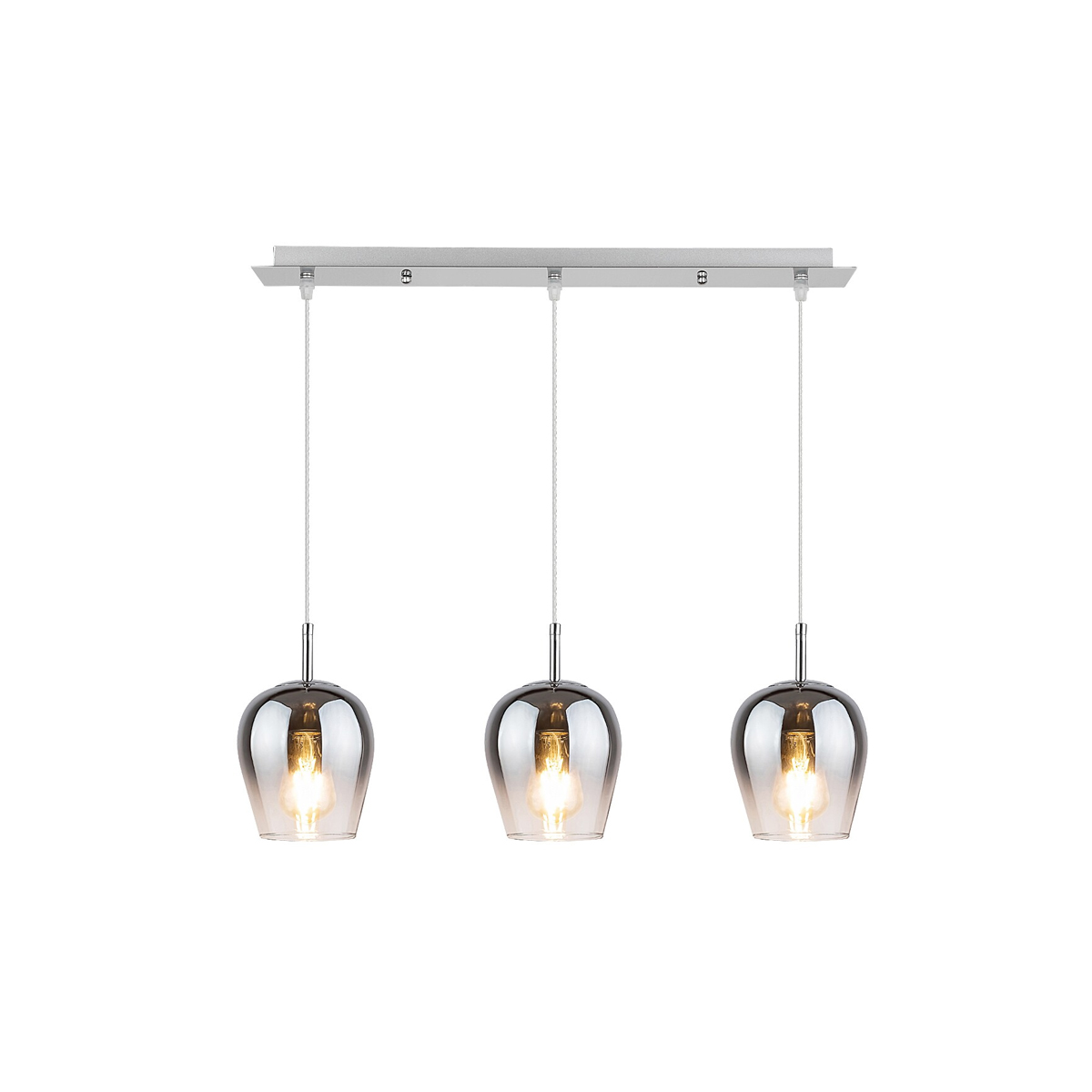 PETUNIA PENDANT LIGHTING 3LIGHT CHROME