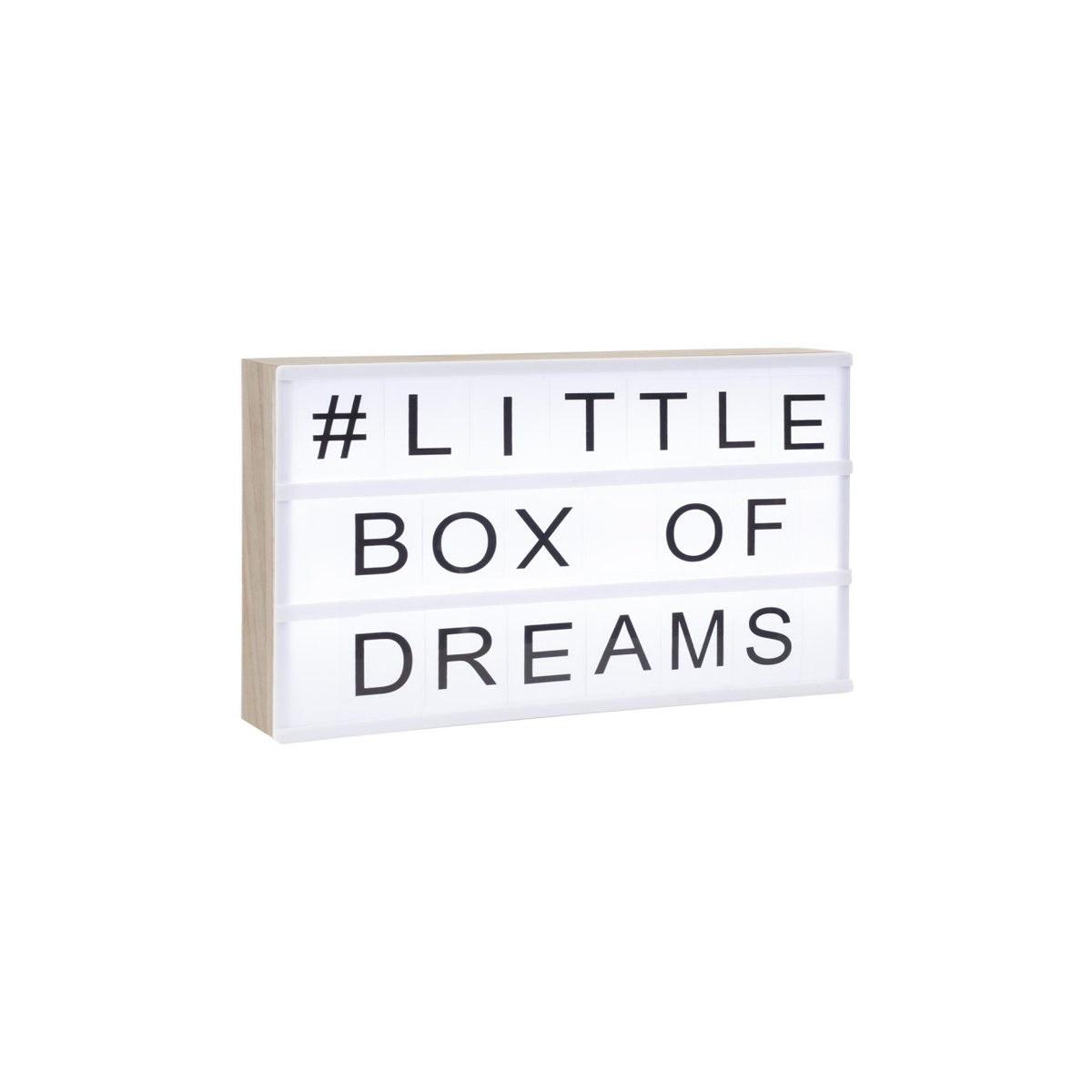 LIGHT BOX WITH MESSAGE