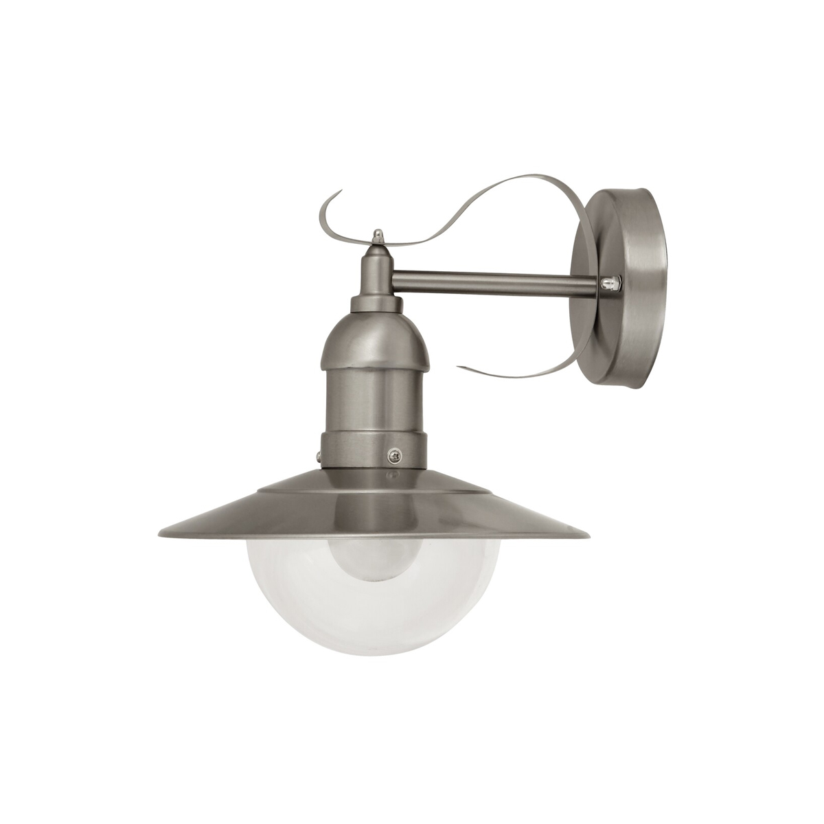 OUTDOOR LIGHTING LANTERN DOWN OSLO E27 60W IP44 INOX