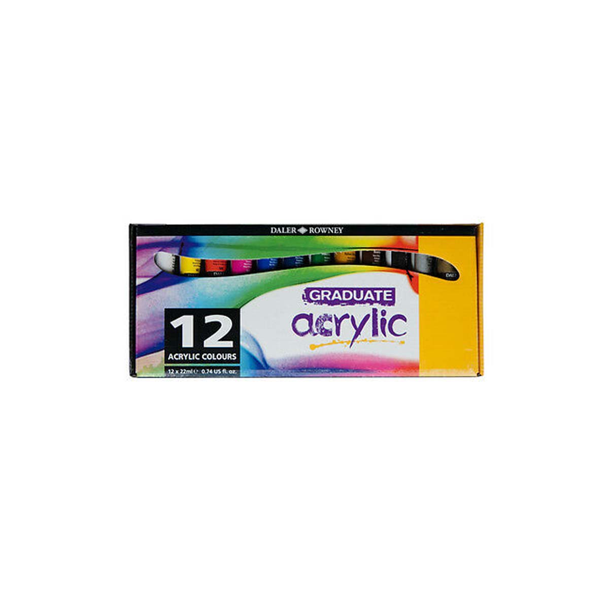 DALER ROWNEY GRADUATE SET OF ACRYLIC PAINTS INTRODUCTORY 12Χ22ML