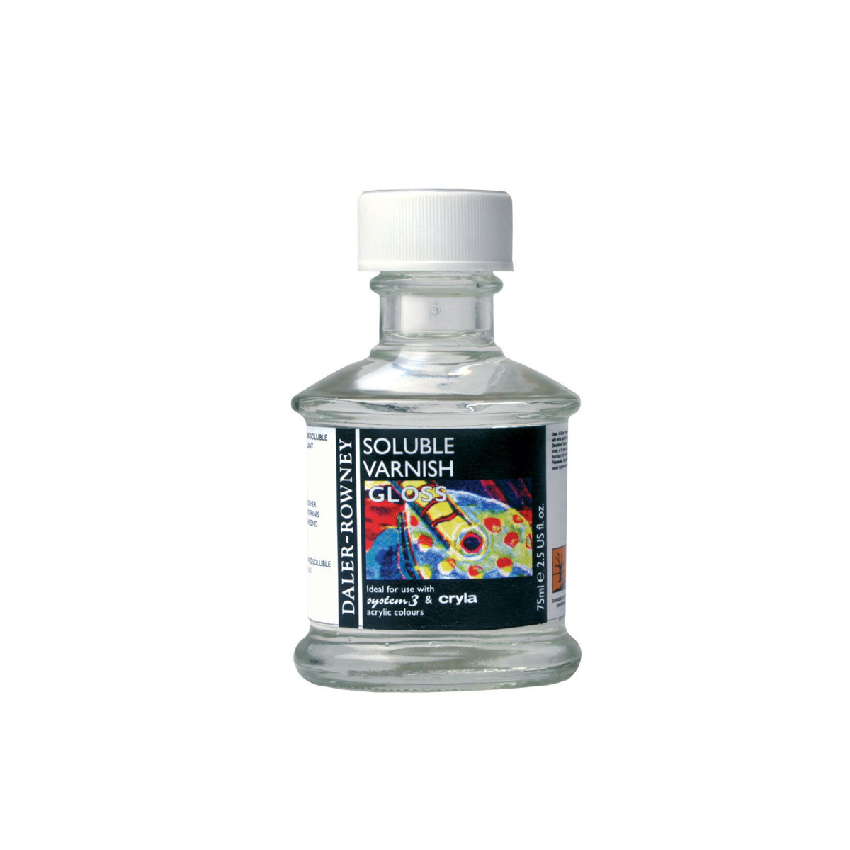 SOLVENT VARNISH FOR ACRYLIC 75ML POLISHED