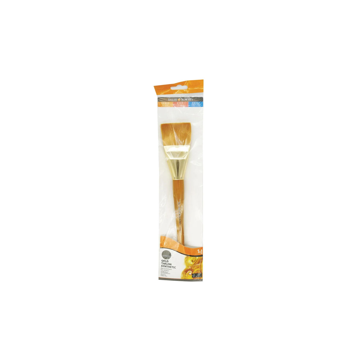PAINTING BRUSH SIMPLY GOLD TAKLON 2 '' BRIGHT