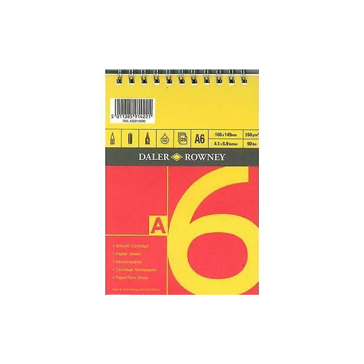 PAINTING BOOK RED AND YELLOW 150G