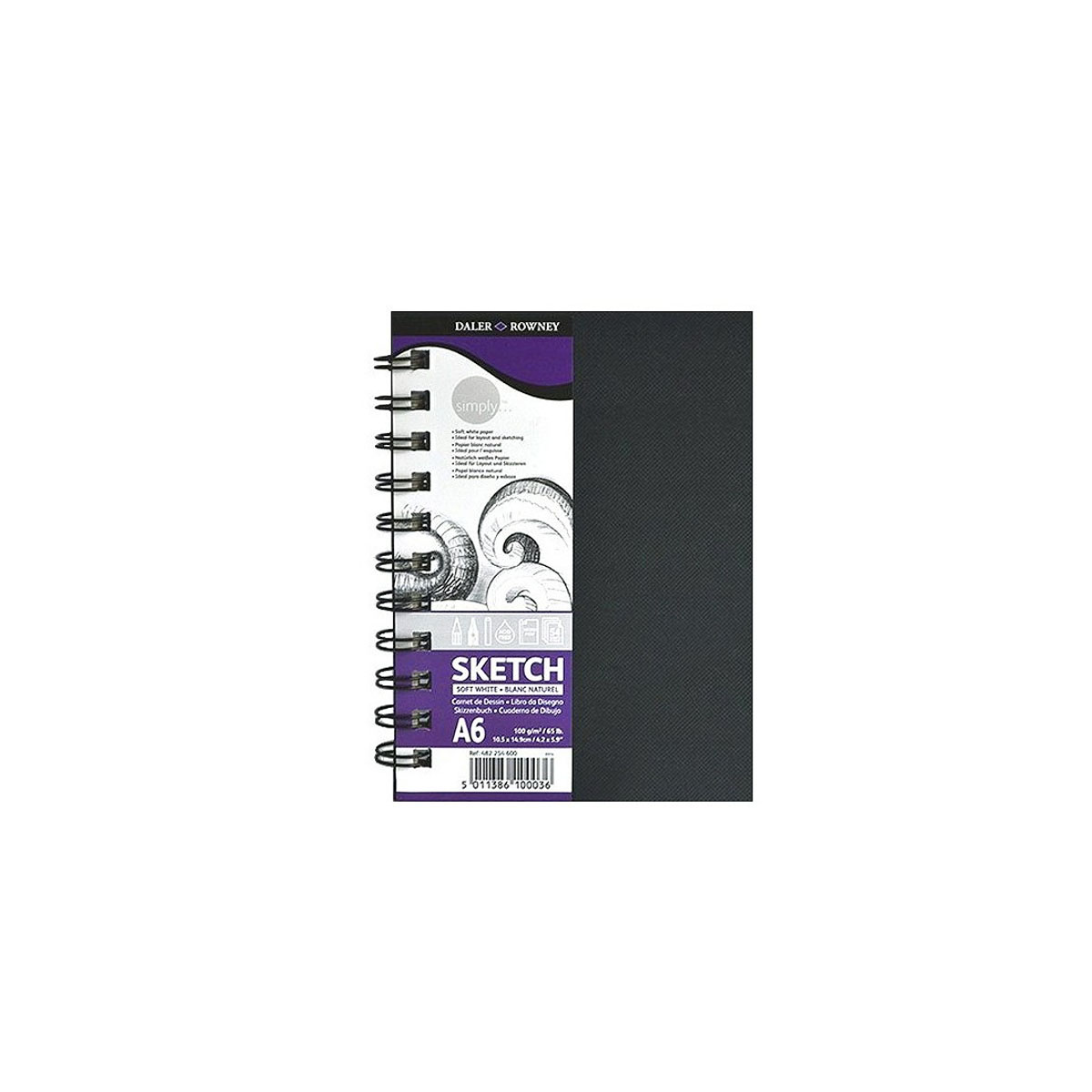DALER ROWNEY PAINTBOOK SIMPLY 100G Α6 54 PAGES