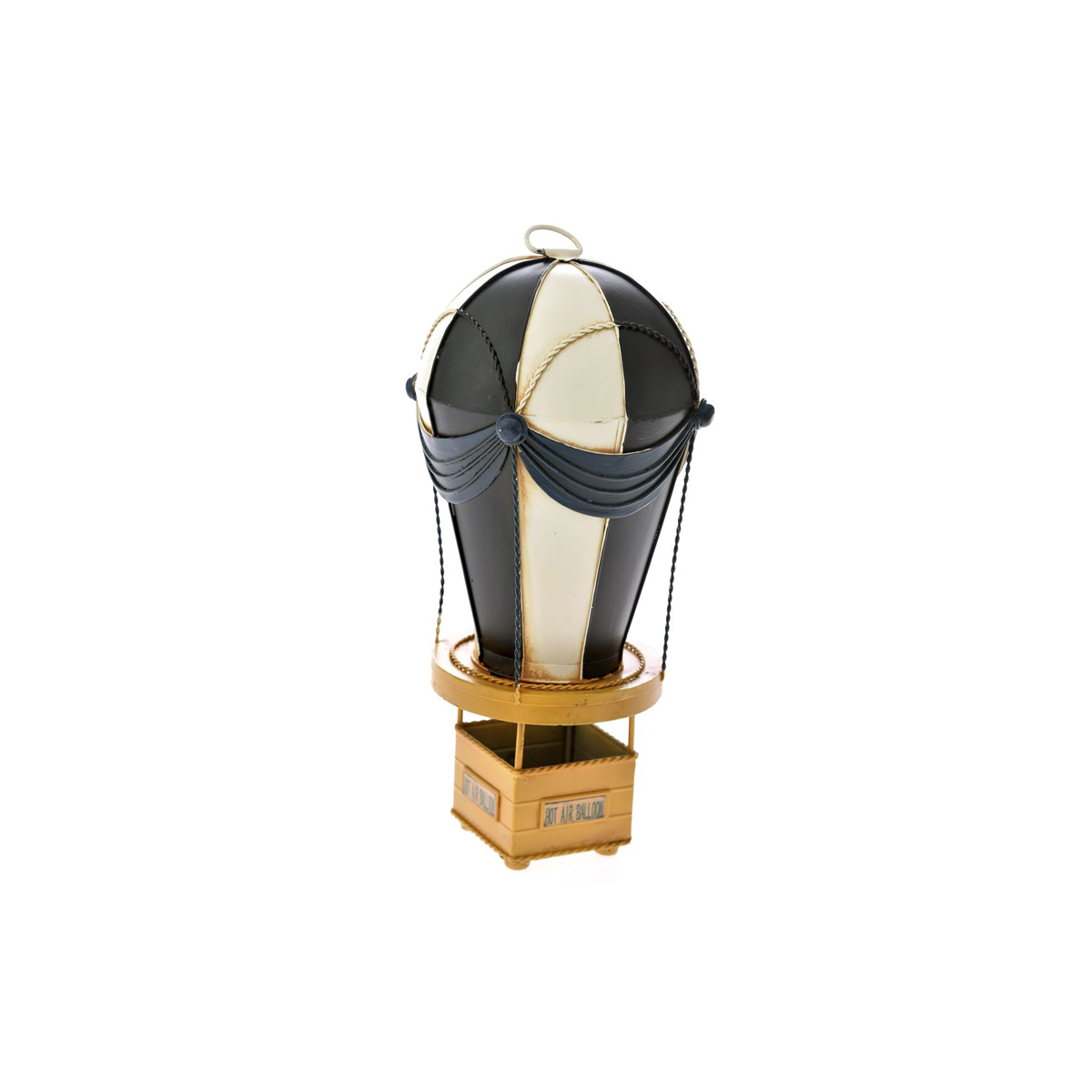 DECORATIVE MINIATURE AEROSTAT METAL 15X15X30CM