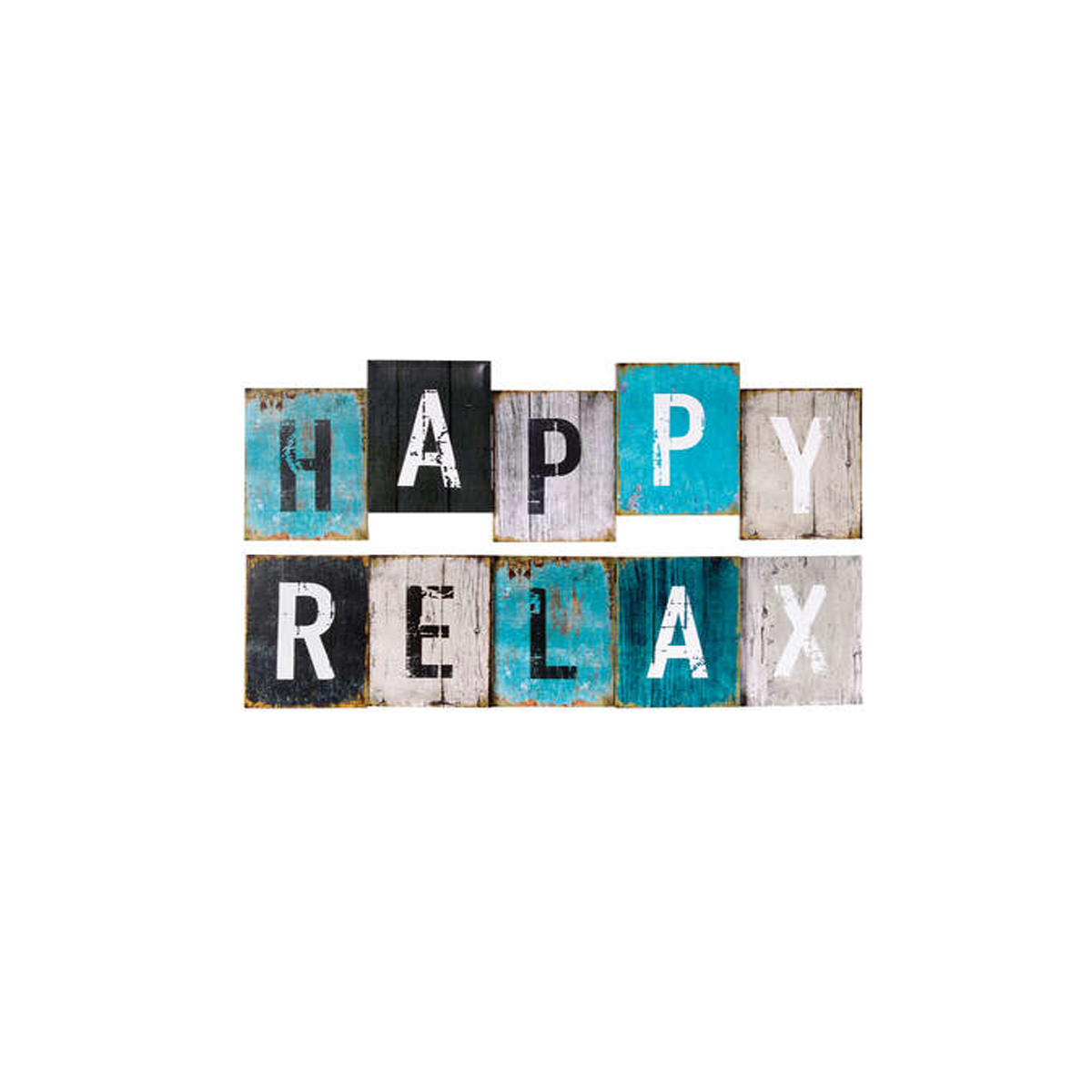 HAPPY OR RELAX WALL DECOR