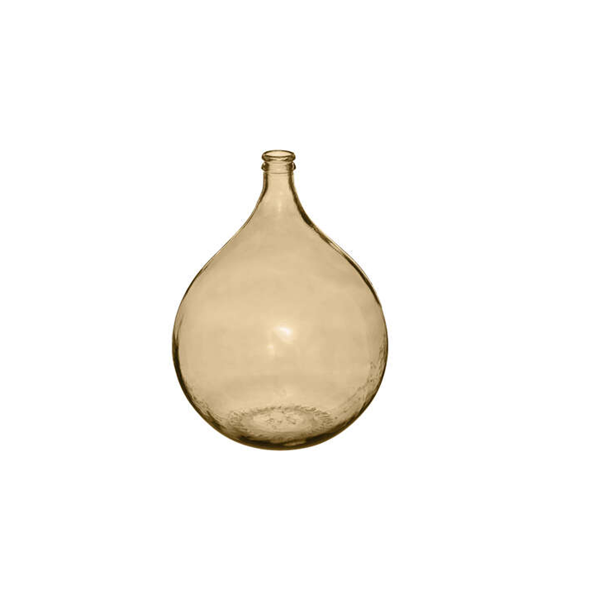 BALLOON-SHAPED GLASS VASE RECYCLED GLASS H56