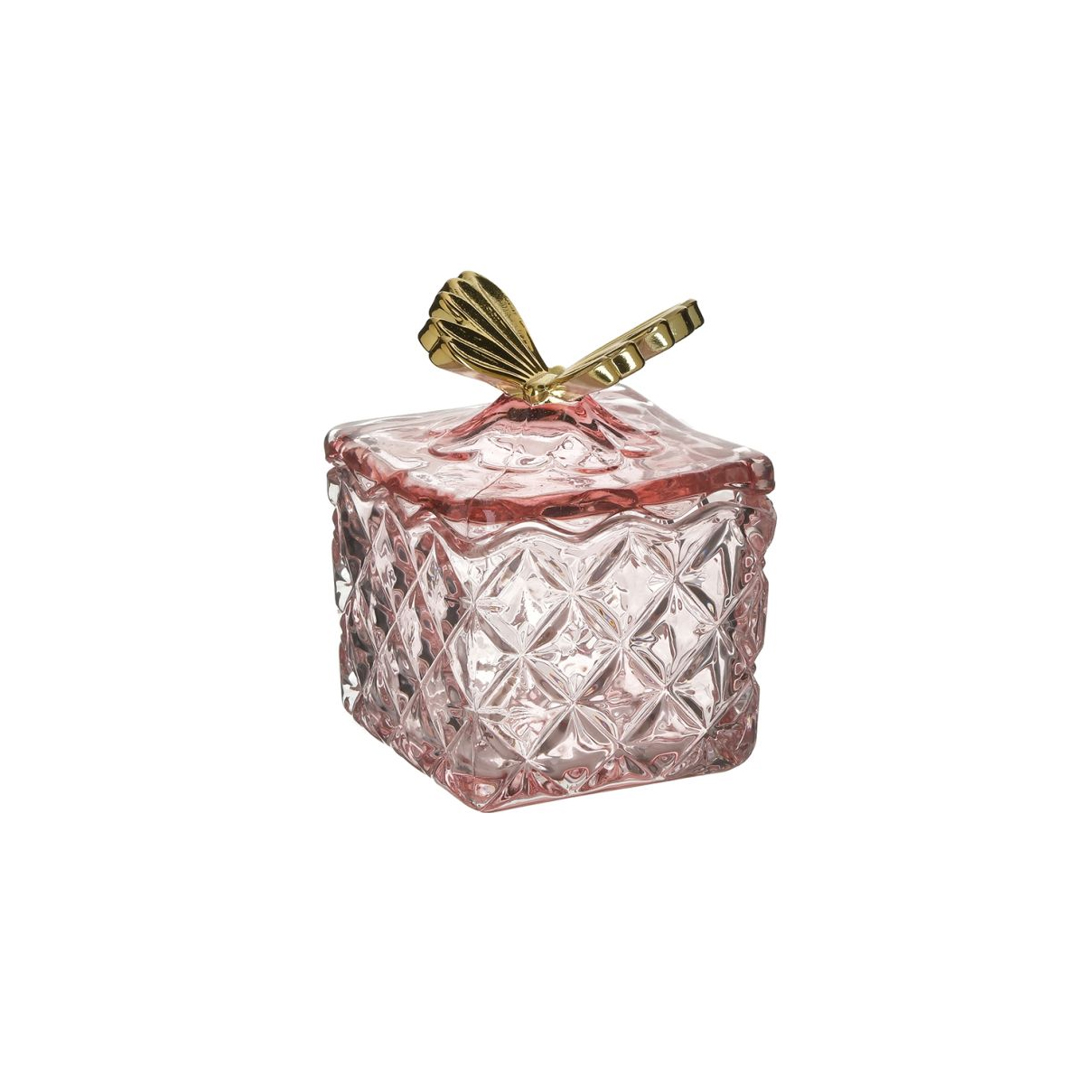 GLASS JAR Φ8X11CM TRANSPARENT LID