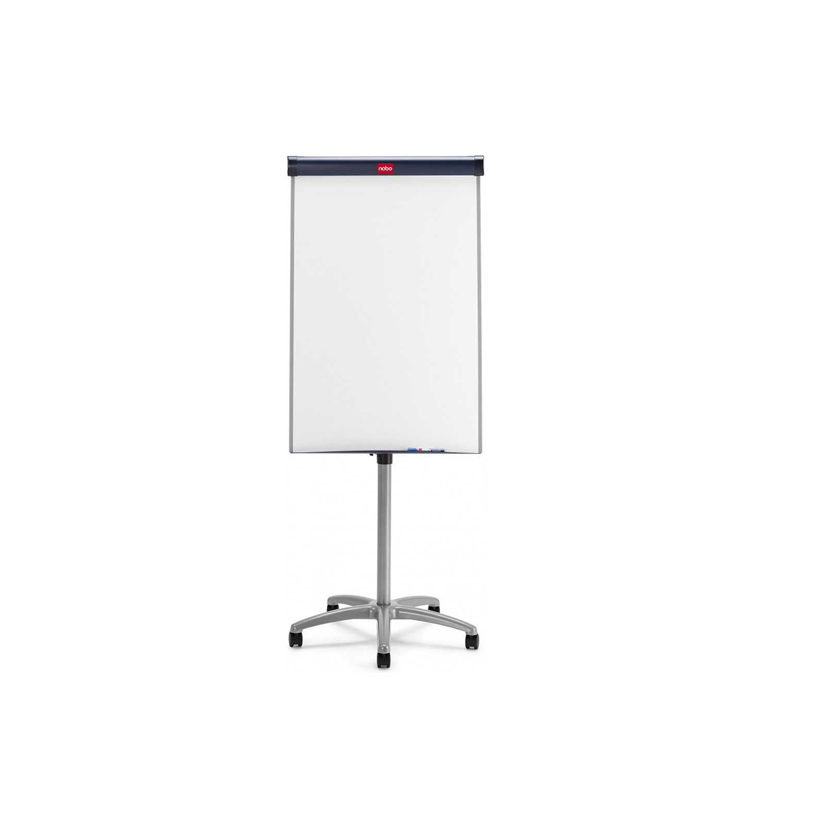 NOBO WHITEBOARD ON A BASE WITH WHEELS