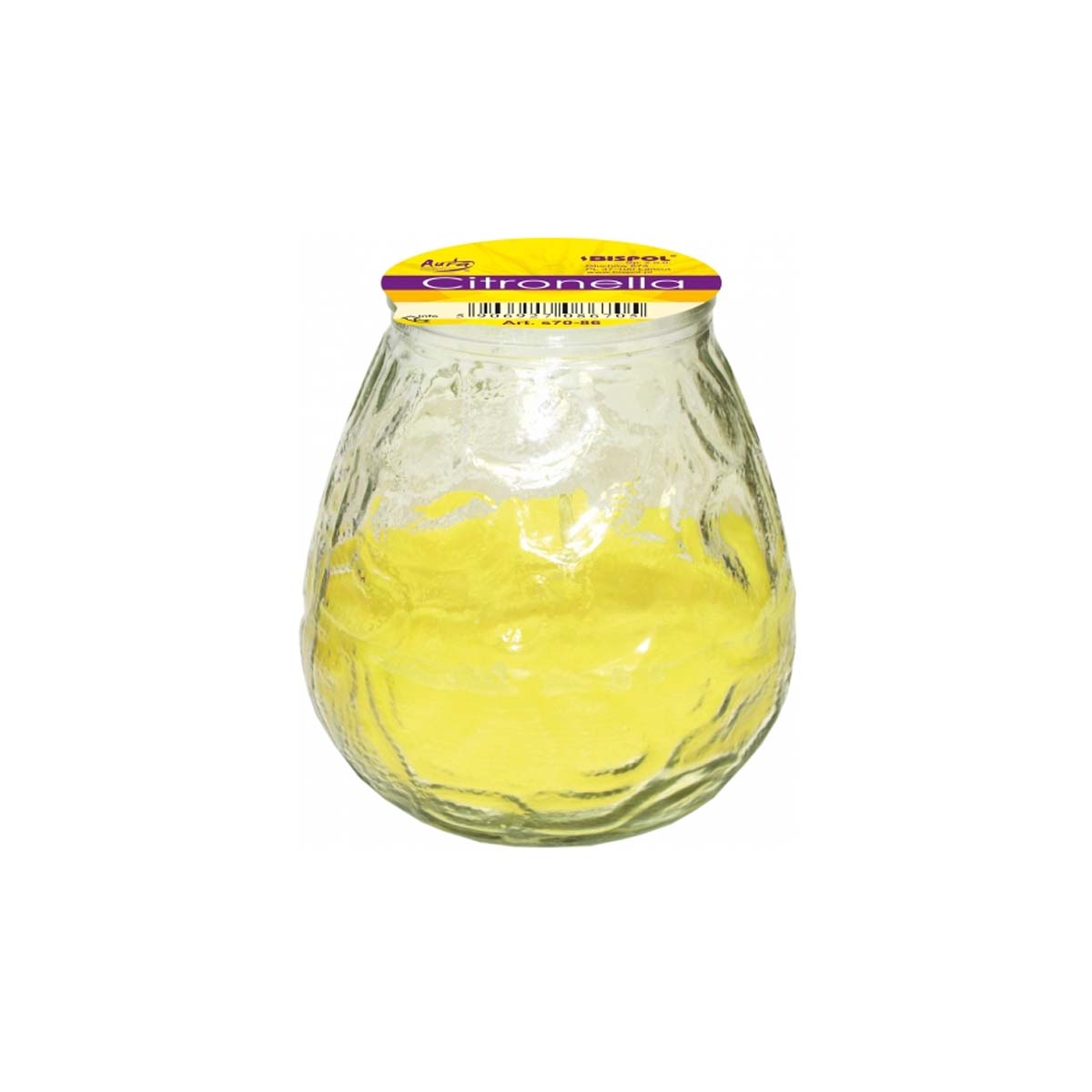 AROMATIC CANDLE IN ANTI-MOSQUITO JAR 40H