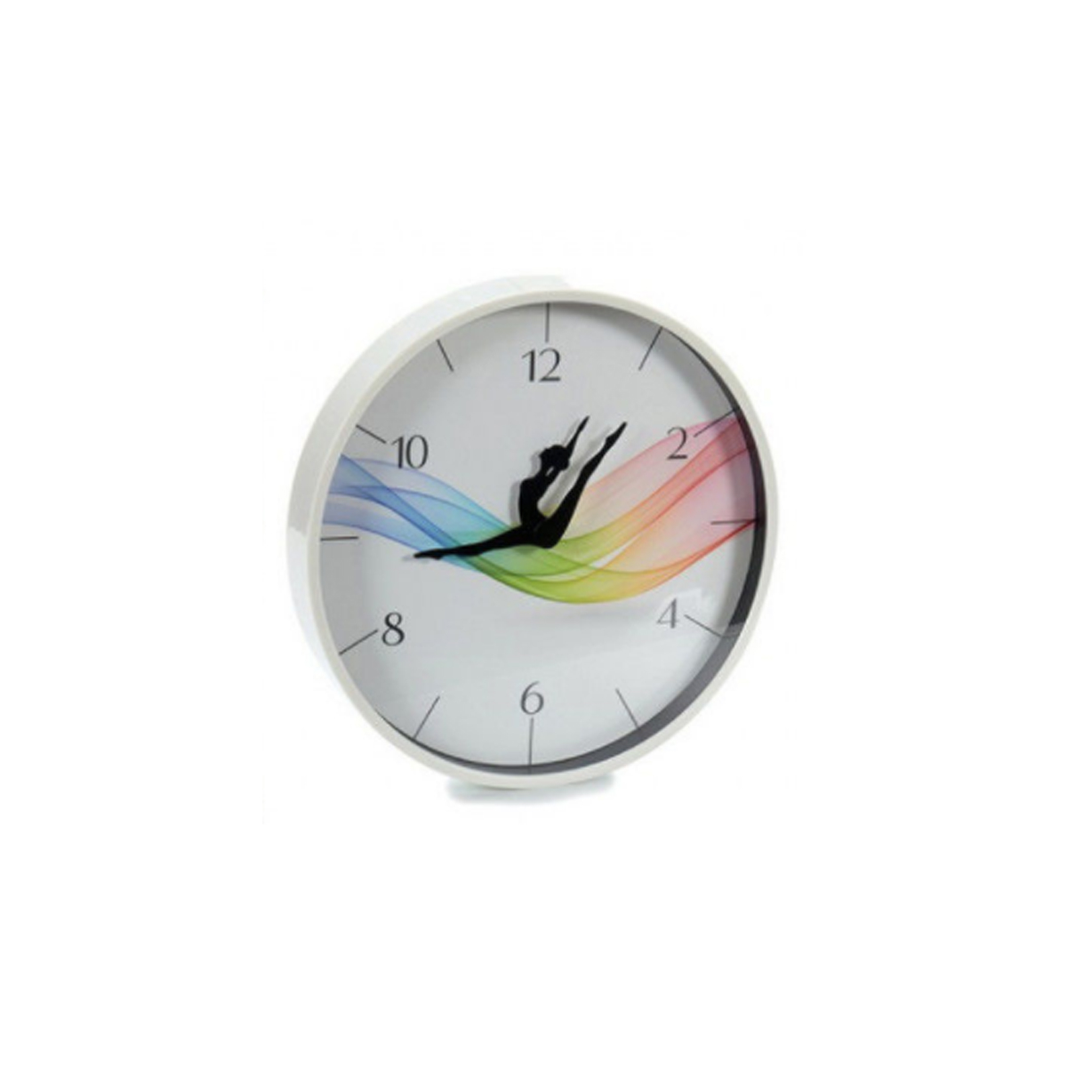 WALL CLOCK AR DANCER HAND WAVES 41477