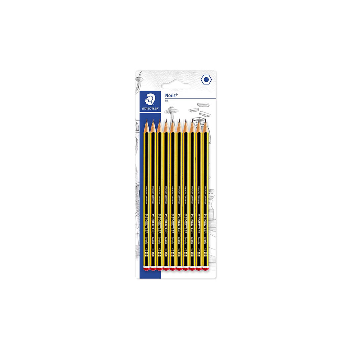 STAEDTLER SETNORIS HB BC PENCILS 10PCS