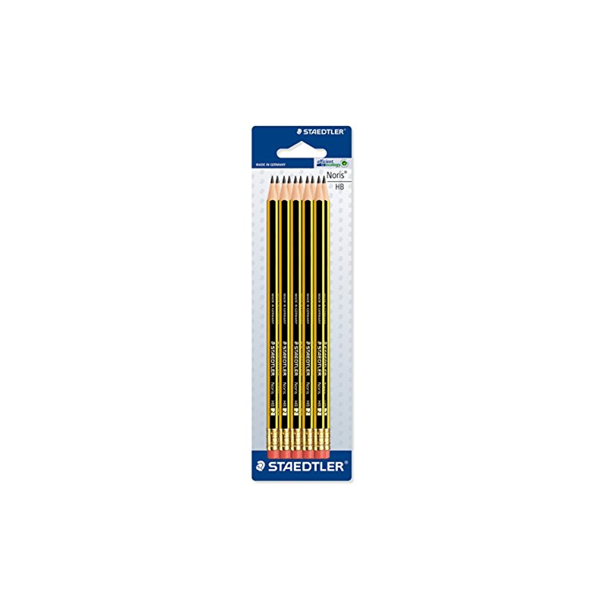 STAEDTLER SET NORIS HB WITH MINI ERASER BC PENCILS 10PCS