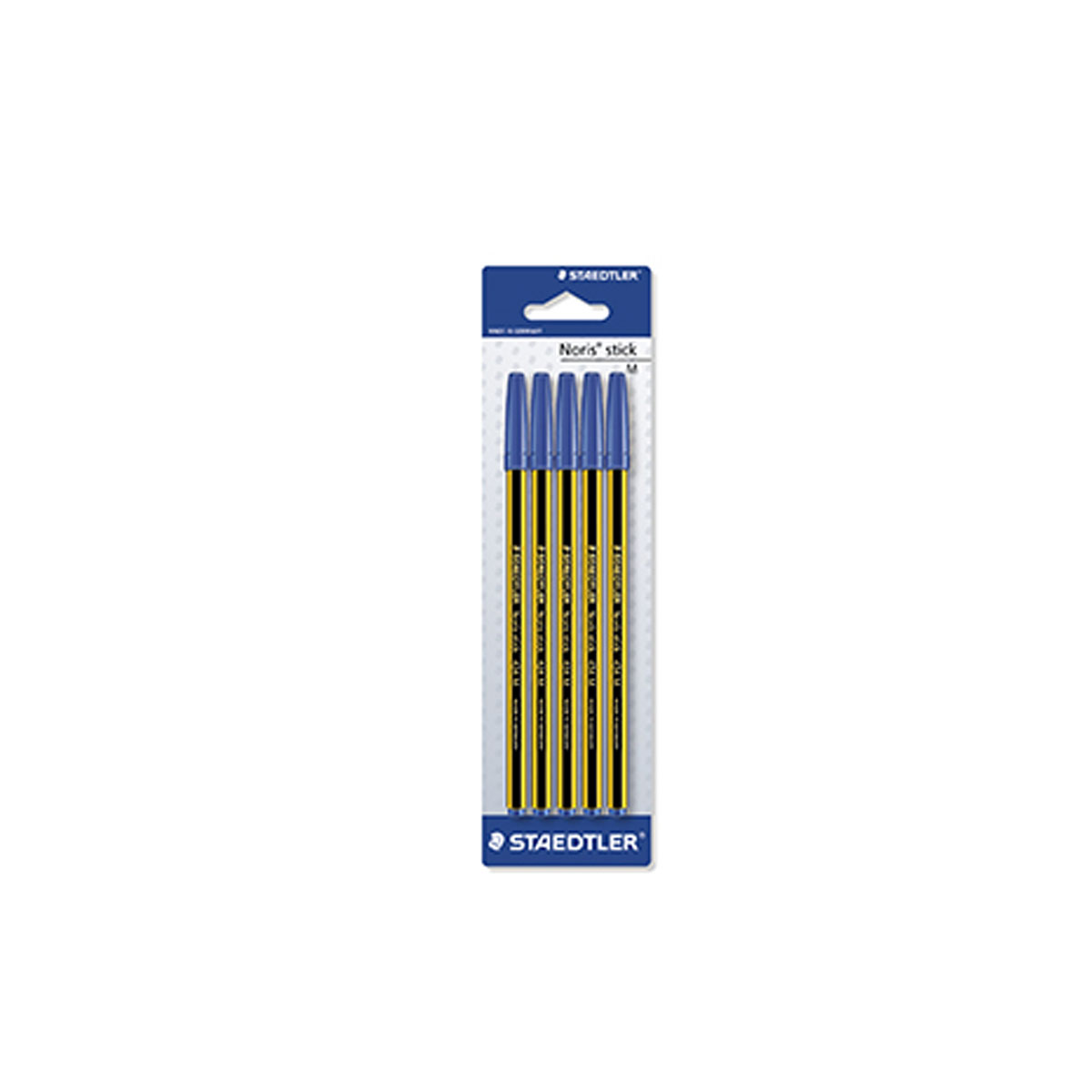 NORIS STICK PENS BLUE INK 5PCS B / P