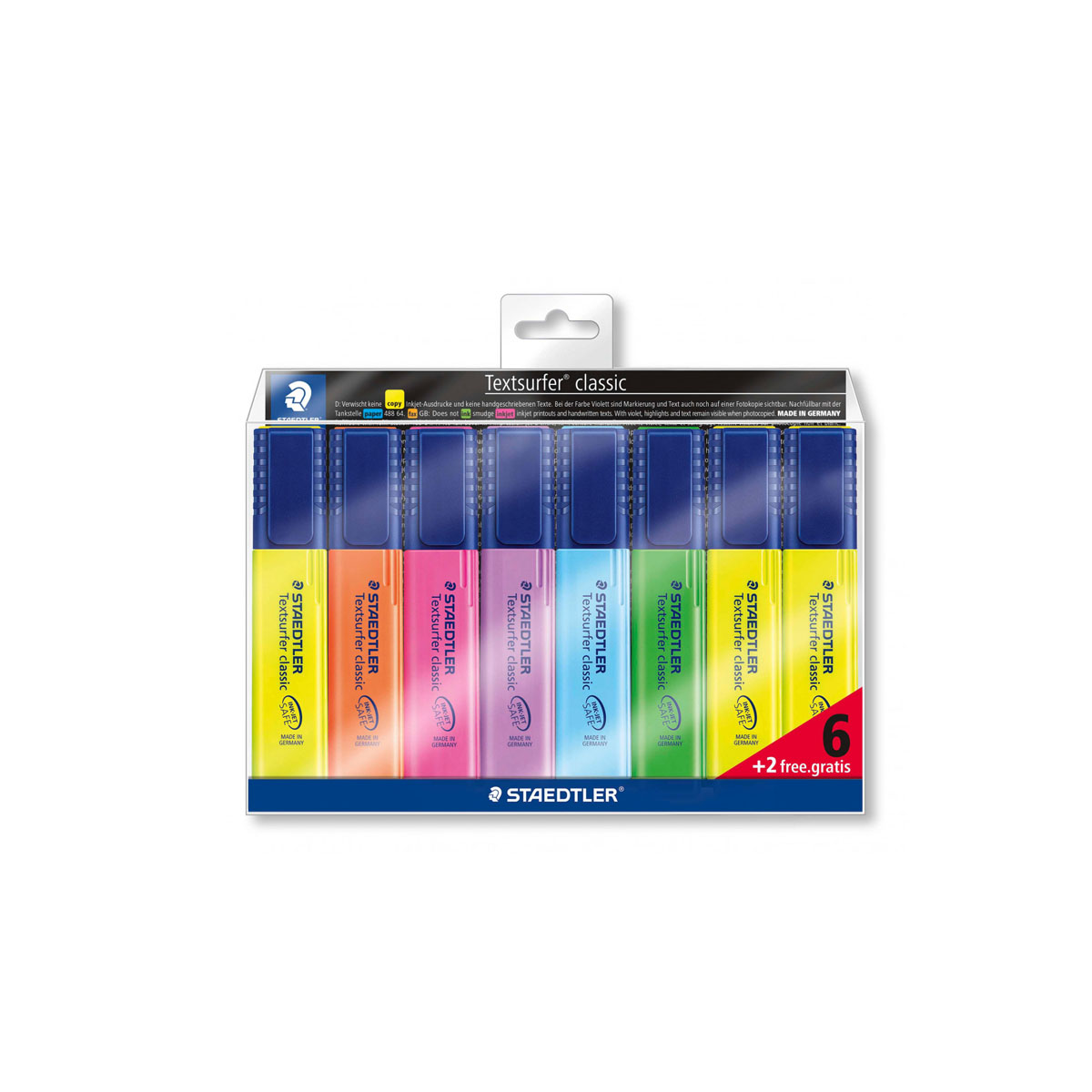 PHOSPHORUS UNDERLINING MARKER 6 + 2 TEM