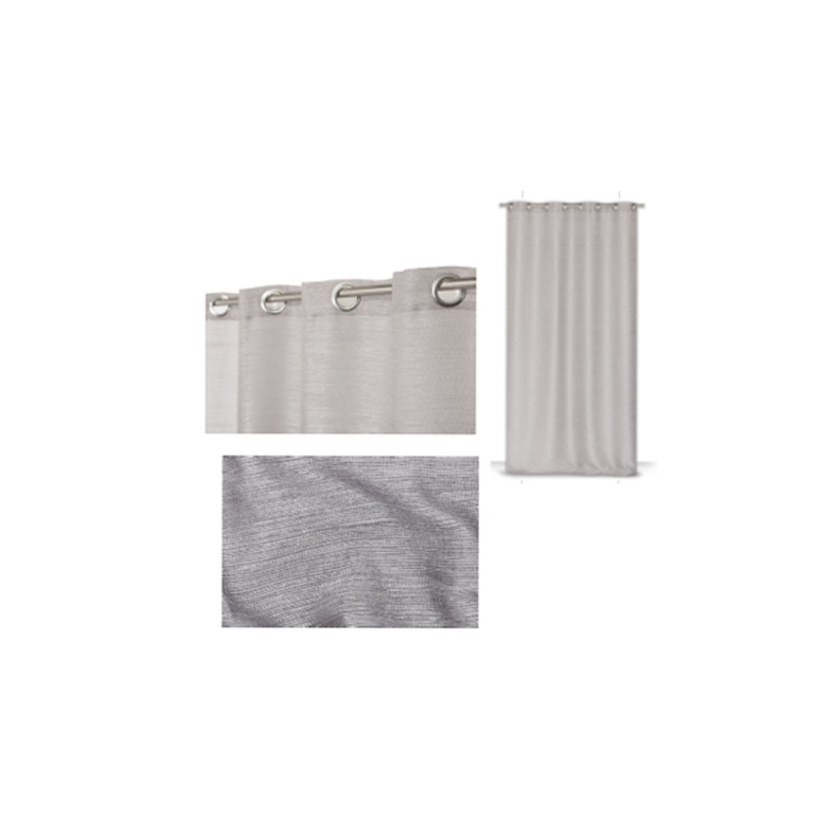 READY CURTAIN 140X280CM CORDA GRAY