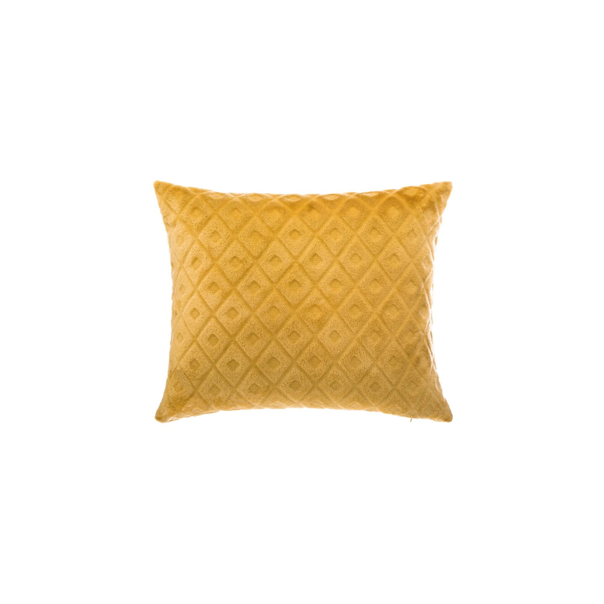 3D FLAN LOSAN CUSHION  40X40CM MUSTARD