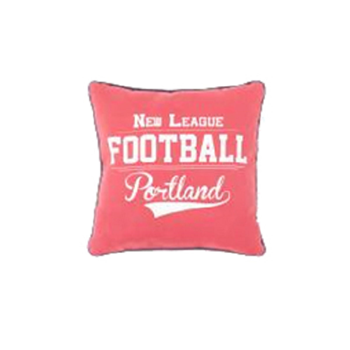FOOTBALL PILLOW 40X40CM RED