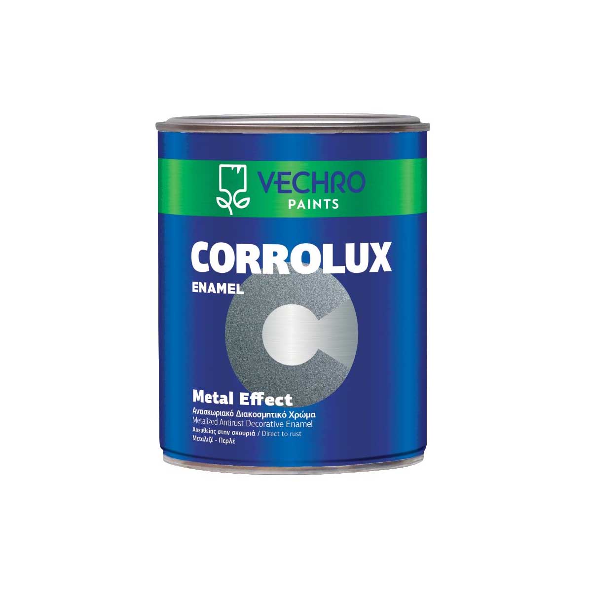 VECHRO CORROLUX METAL EFFECT ANTICORROSIVE ENAMEL PAINT WITH SPEC. METALIZED-PEARL EFFECT