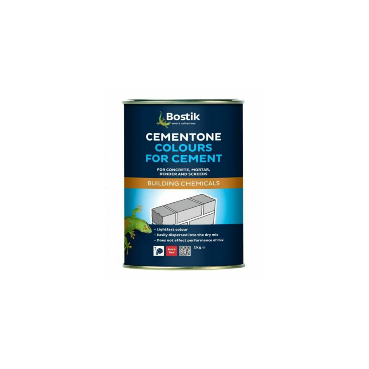 CEMENTONE COLOURS FOR CEMENT 1KG RED BRICK