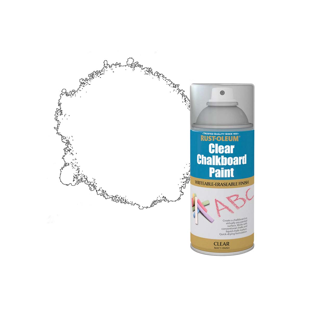 RUSTOLEUM CHALBOARD PAINT SPREY 150ML CLEAR