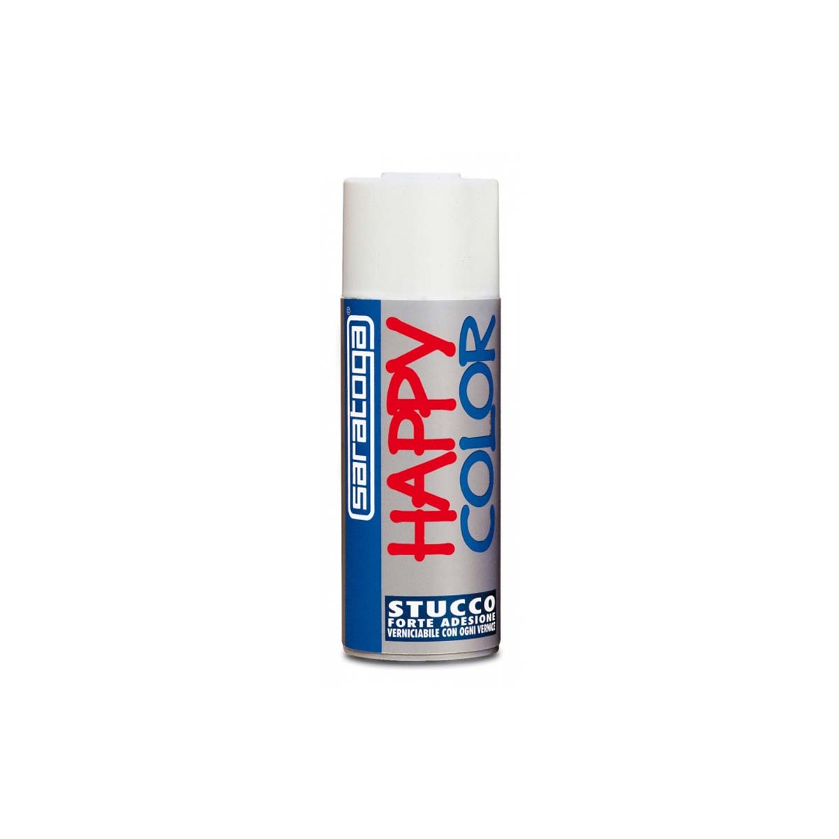 SARATOGA HAPPY COLOR STUCCO SPRAY 400ML WHITE