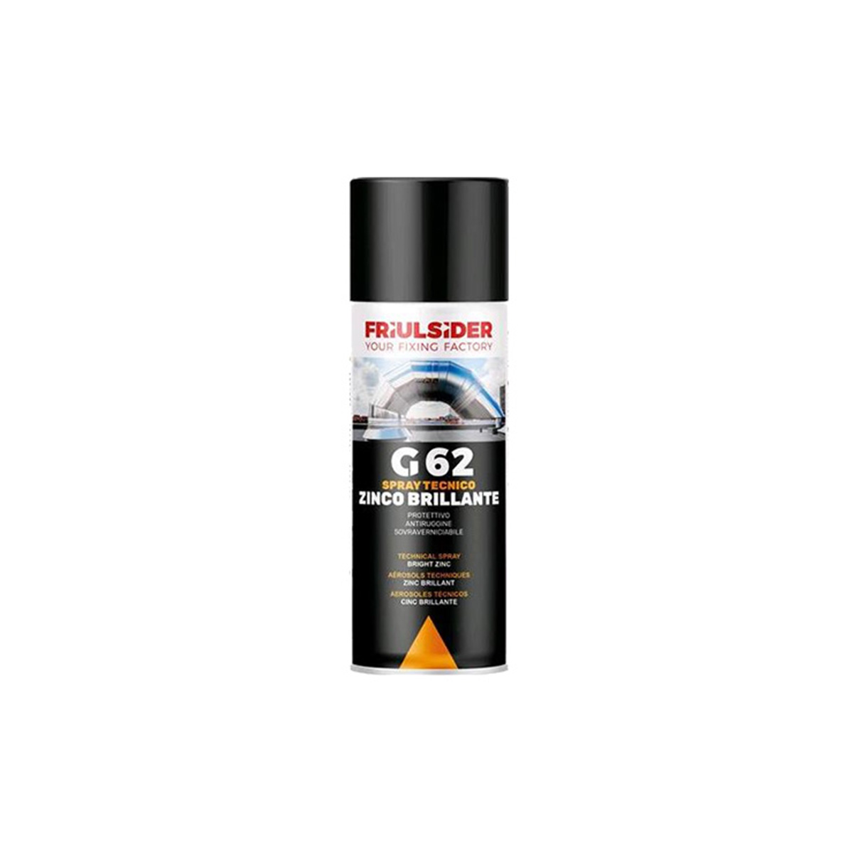 FRIULSIDER SPRAY TECNICO G62 400ML BRIGHT ZINC