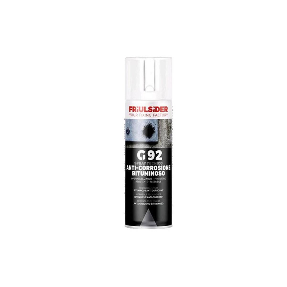 FRIULSIDER SPRAY TECNICO G92 400ML BITUMINOUS ANTI-CORROSIVE