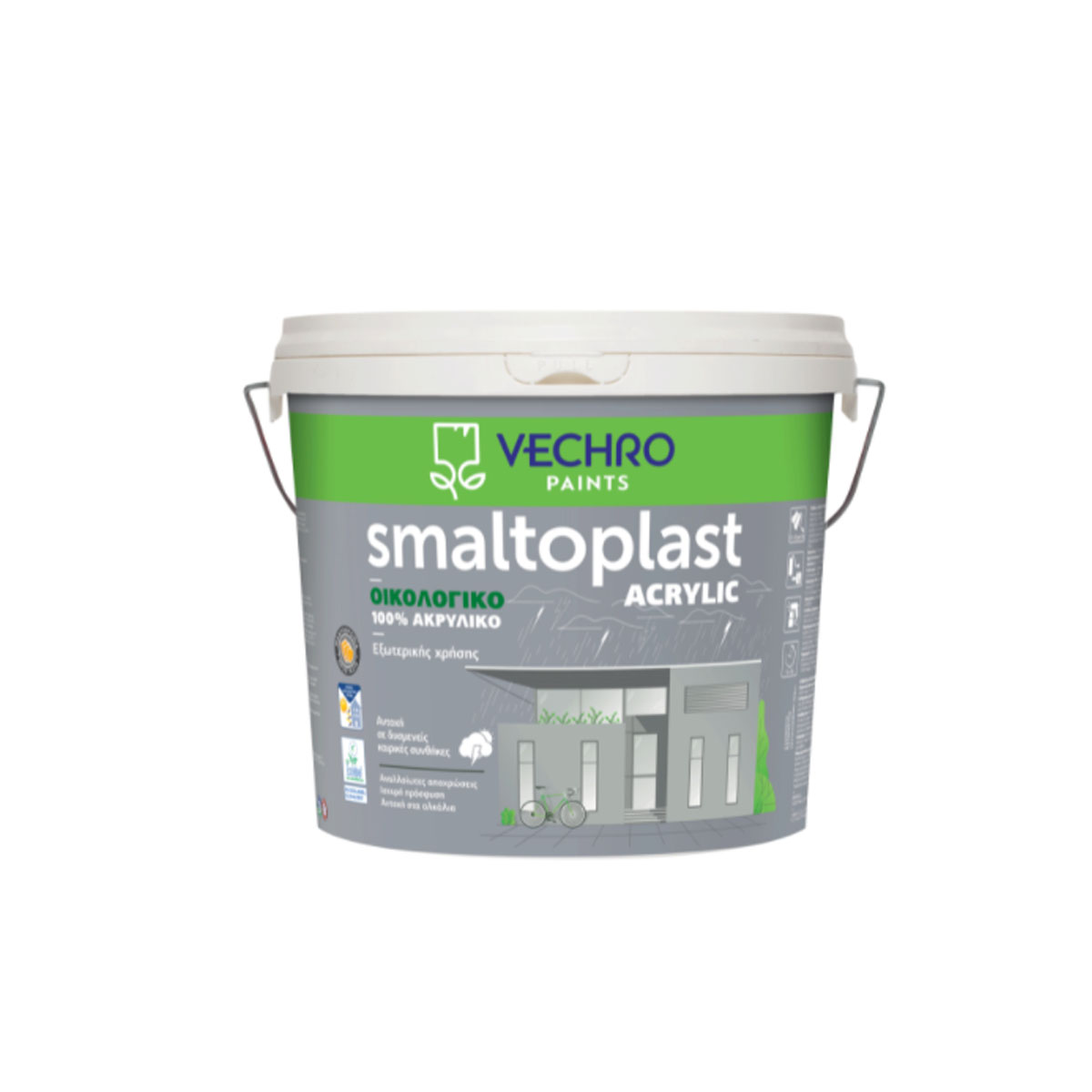 VECHRO SMALTOPLAST EXTERIOR WALL PAINT ACRYLIC ECOLOGY BASE P 10L