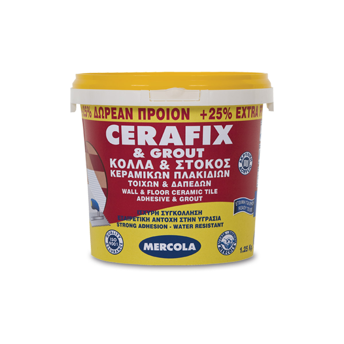 MERCOLA CERAFIX & GROUT 1.25KG