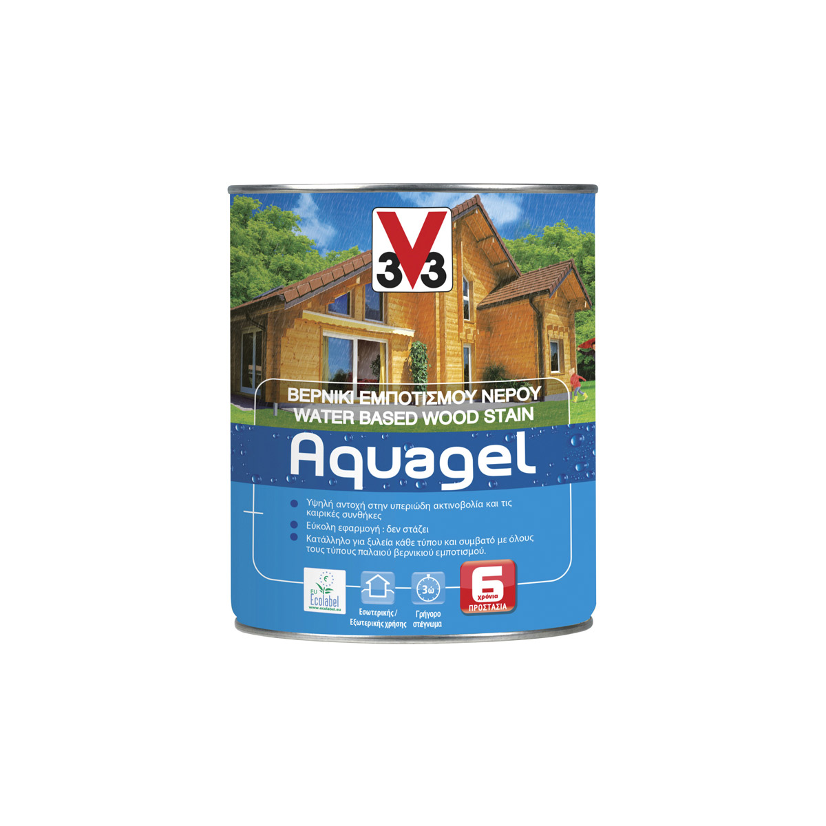 V33 WATER BASED WOOD STAIN AQUAGEL