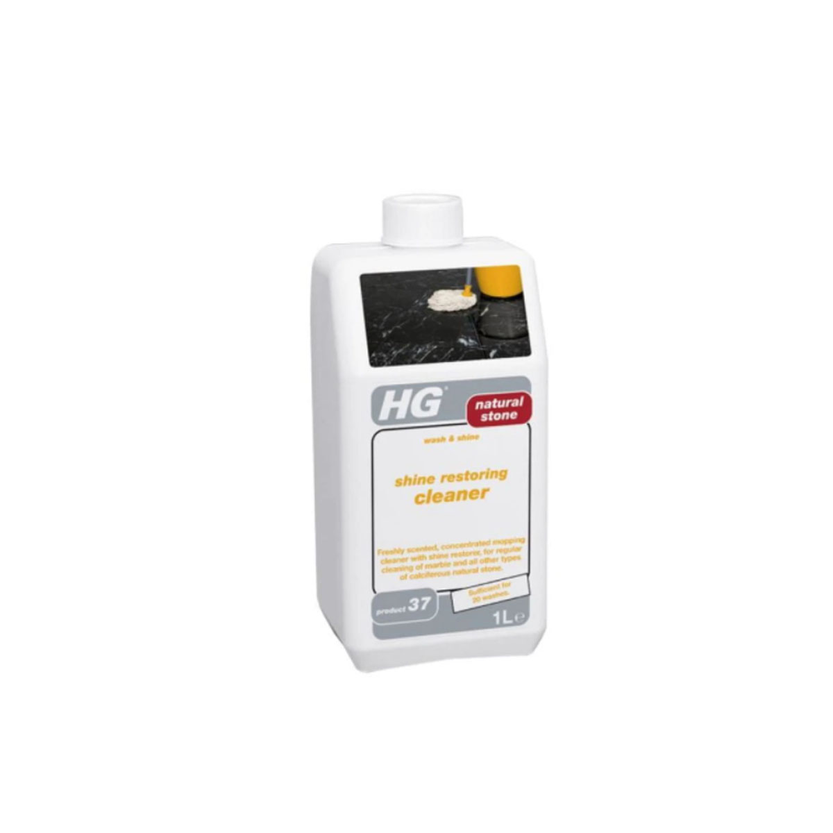 HG SHINE CLEANER AND RENEWABLE FOR MARBLE AND NATURAL STONE 1L