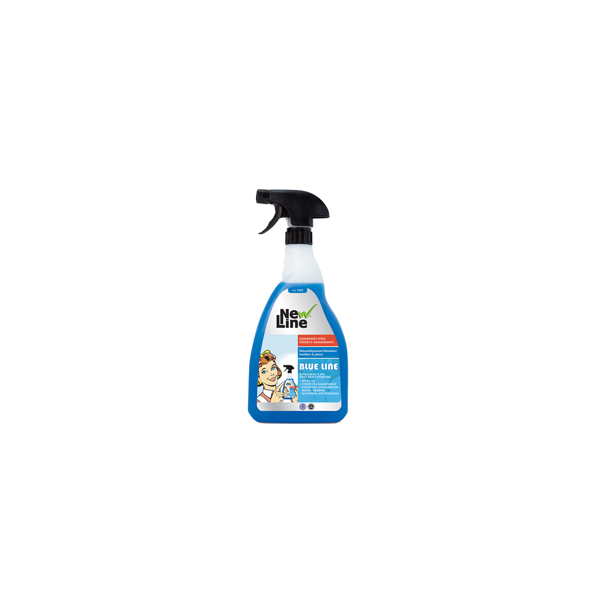 NEW LINE GENERAL CLEANING LIQUID IN BLUE LINE SPRAY 800ML