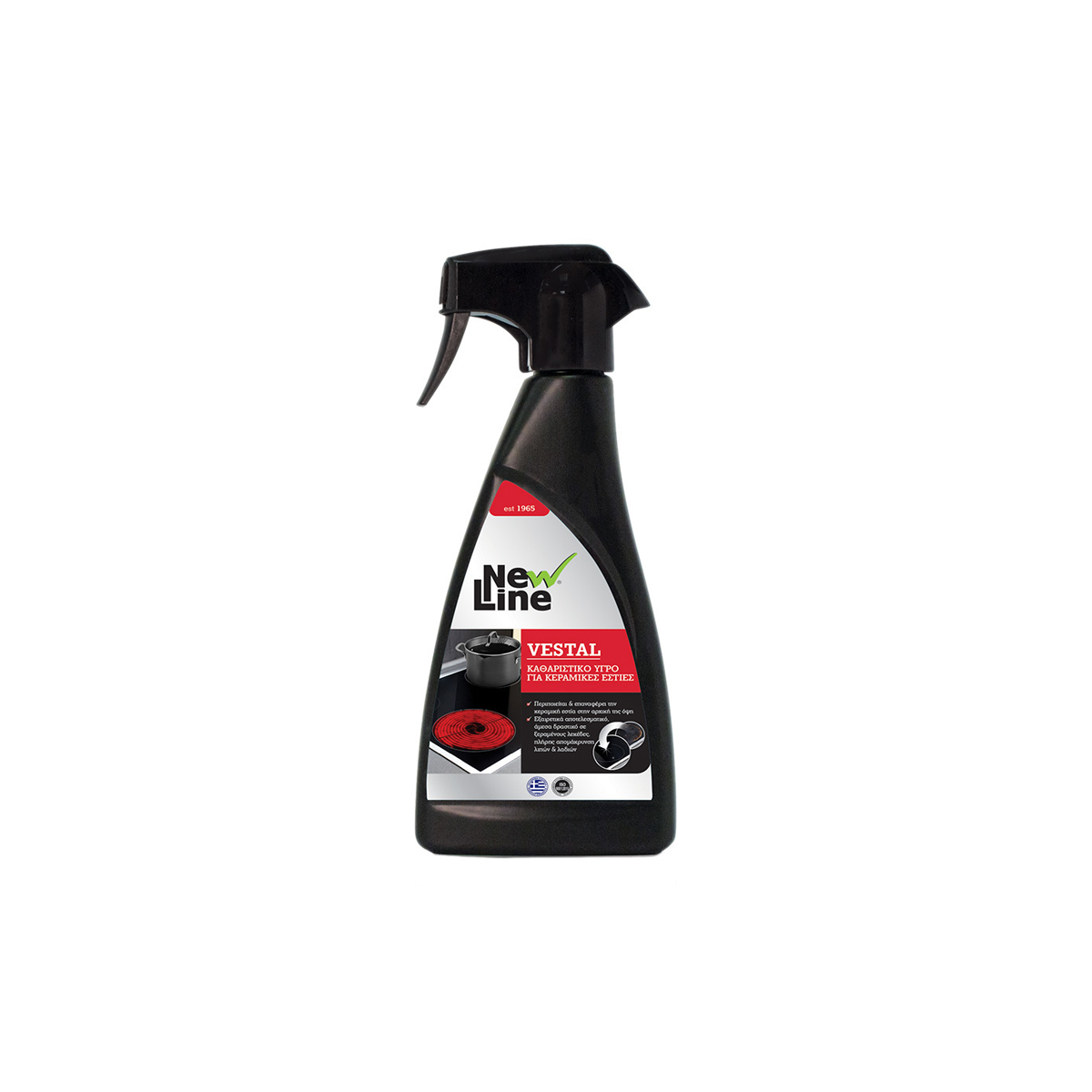 NEW LINE CLEANING LIQUID SPRAY FOR CERAMIC HOBS VESTAL 350ML