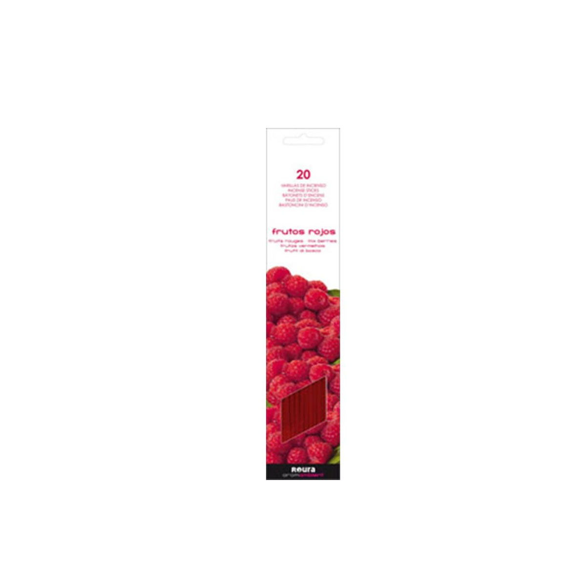 AROMATIC SPACE INCENS 20STICKS 260MM RED FRUITS