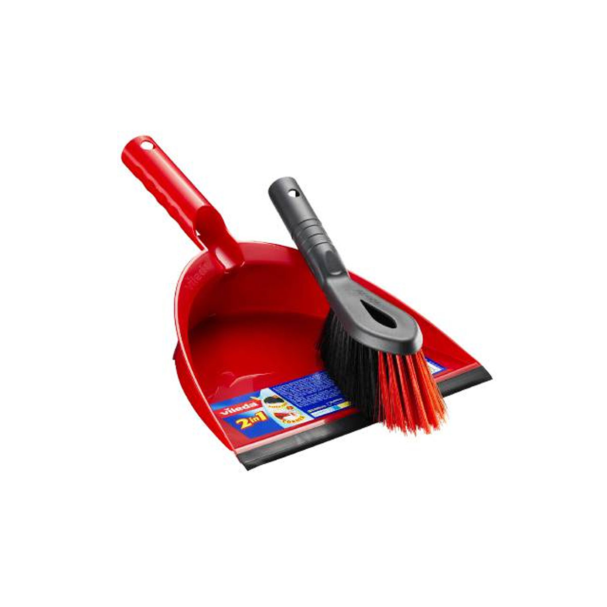 VILEDA DUST PAN AND BRUSH PLASTIC