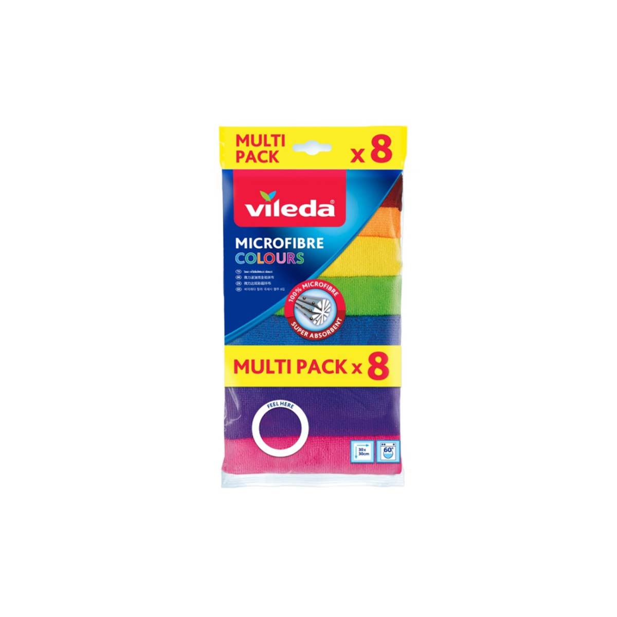 VILEDA MATTRESS WITH MICROFINES 8 PCS