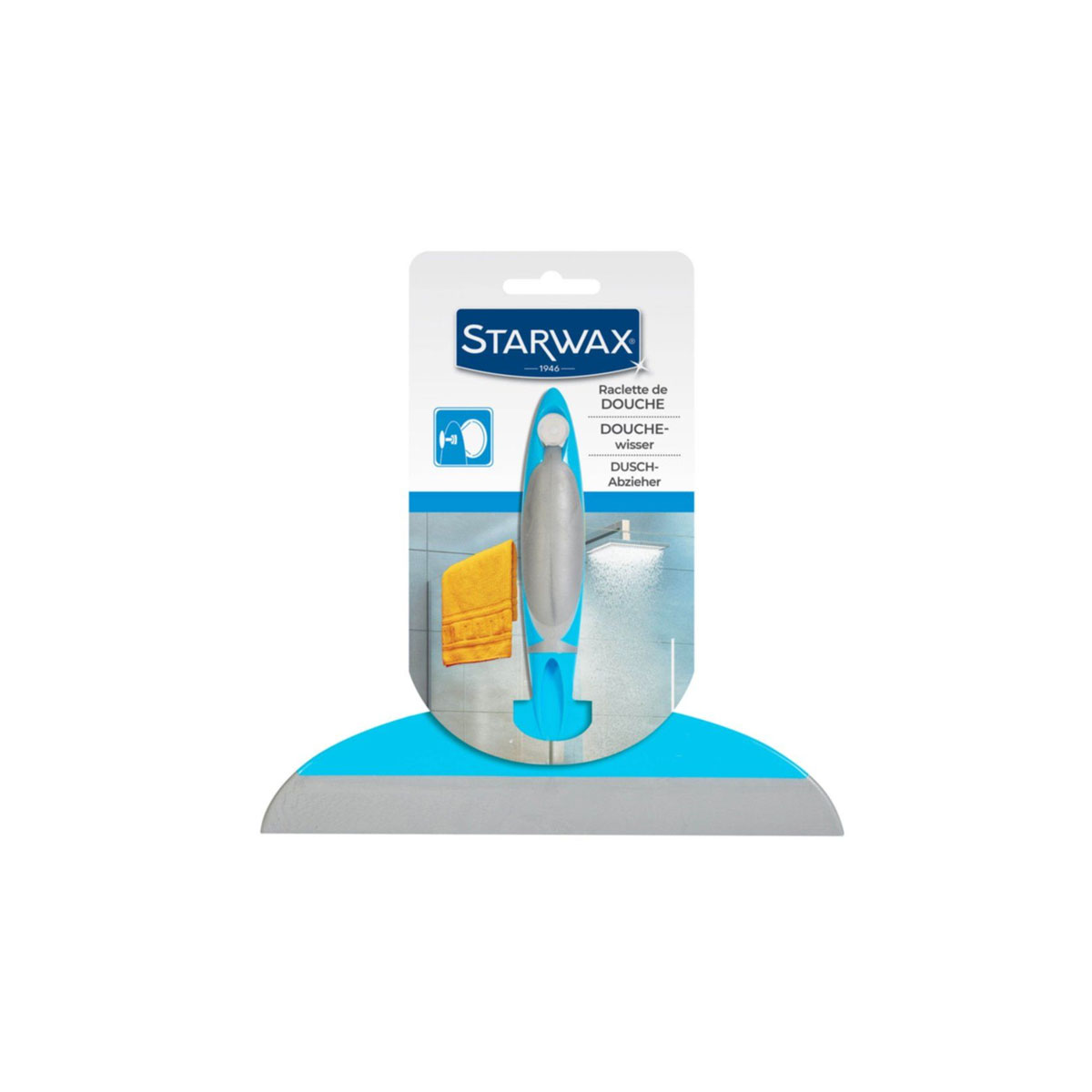 STARWAX SHOWER SQUEEGEE BLUE