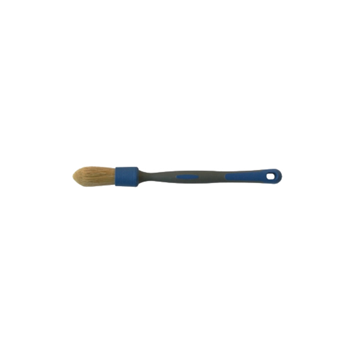 ROUND BRUSH BLUE WITH GRAY HANDLE