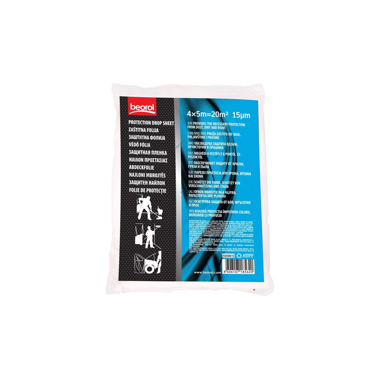 PROTECTION NYLON 4X5M 15MIC