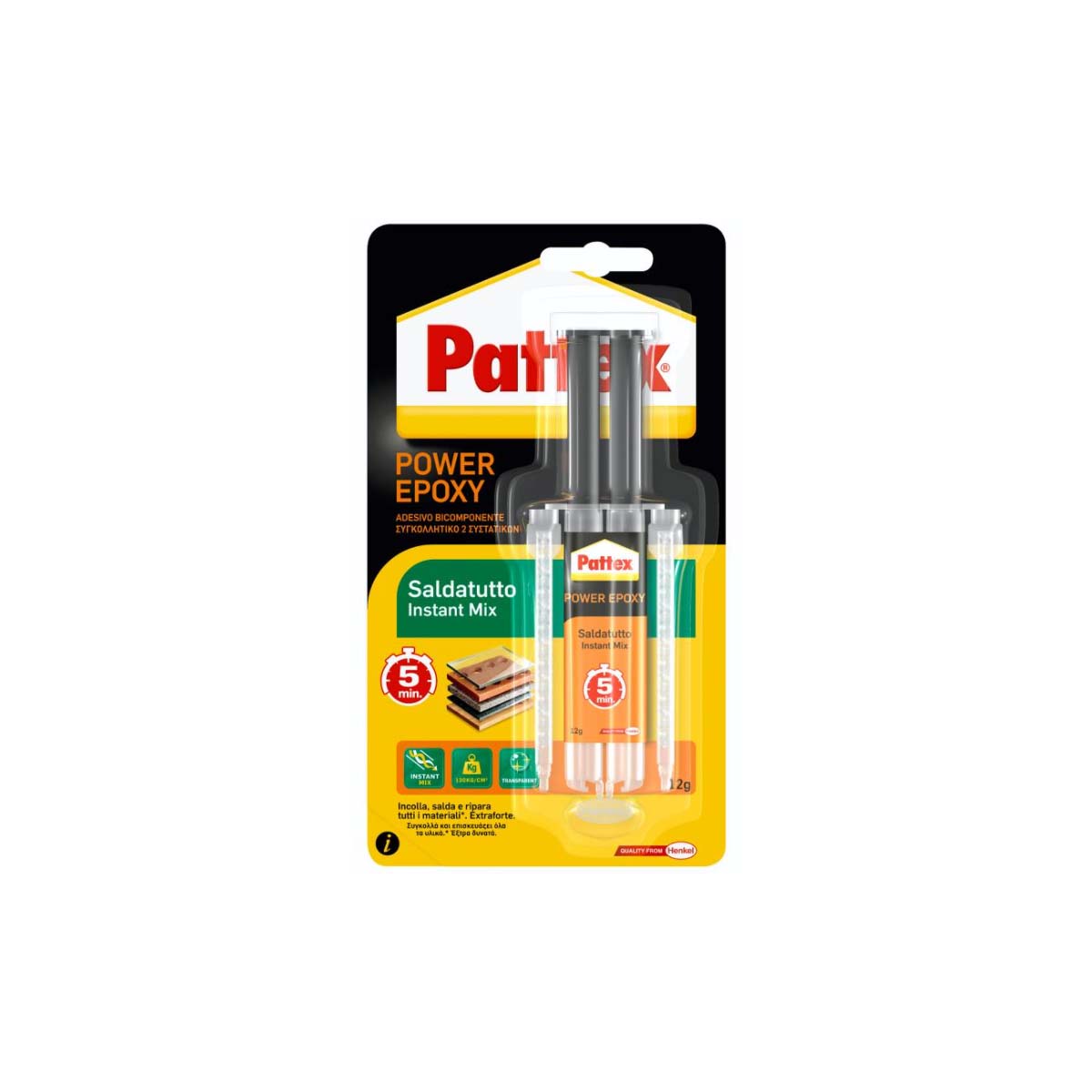 PATTEX UNIVERSAL ADHESIVE SALDATUTTO INSTANT MIX 11ML