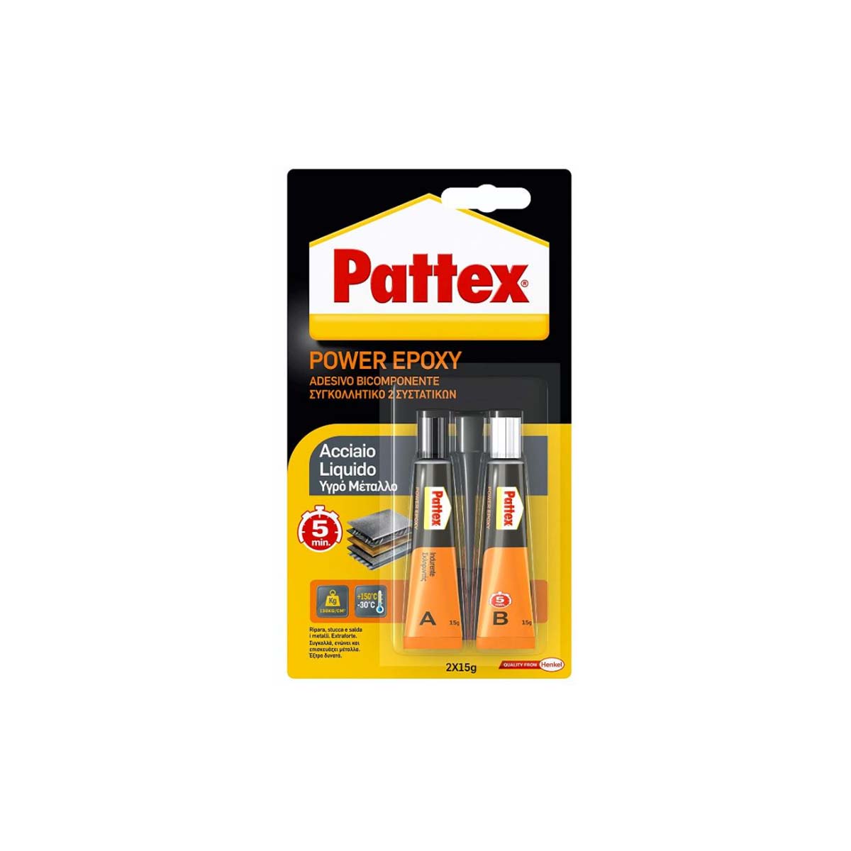 PATTEX ADHESIVE 2 METAL COMPONENTS N27 5 MIN 2Χ11ML