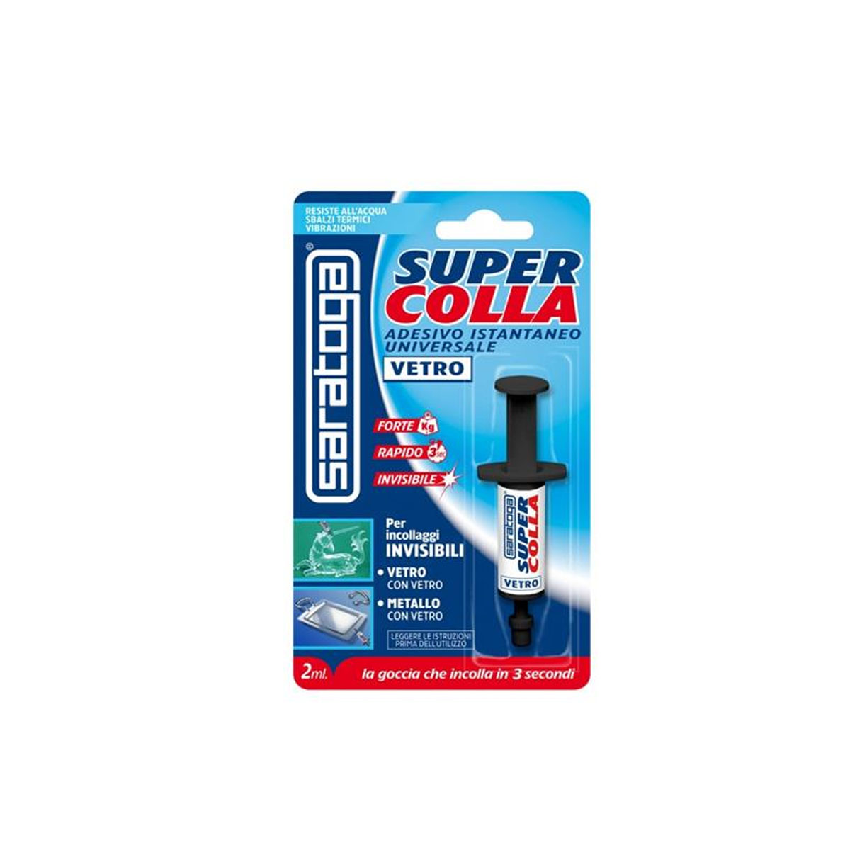 SARATOGA GLASS GLUE SUPERCOLLA 2ML
