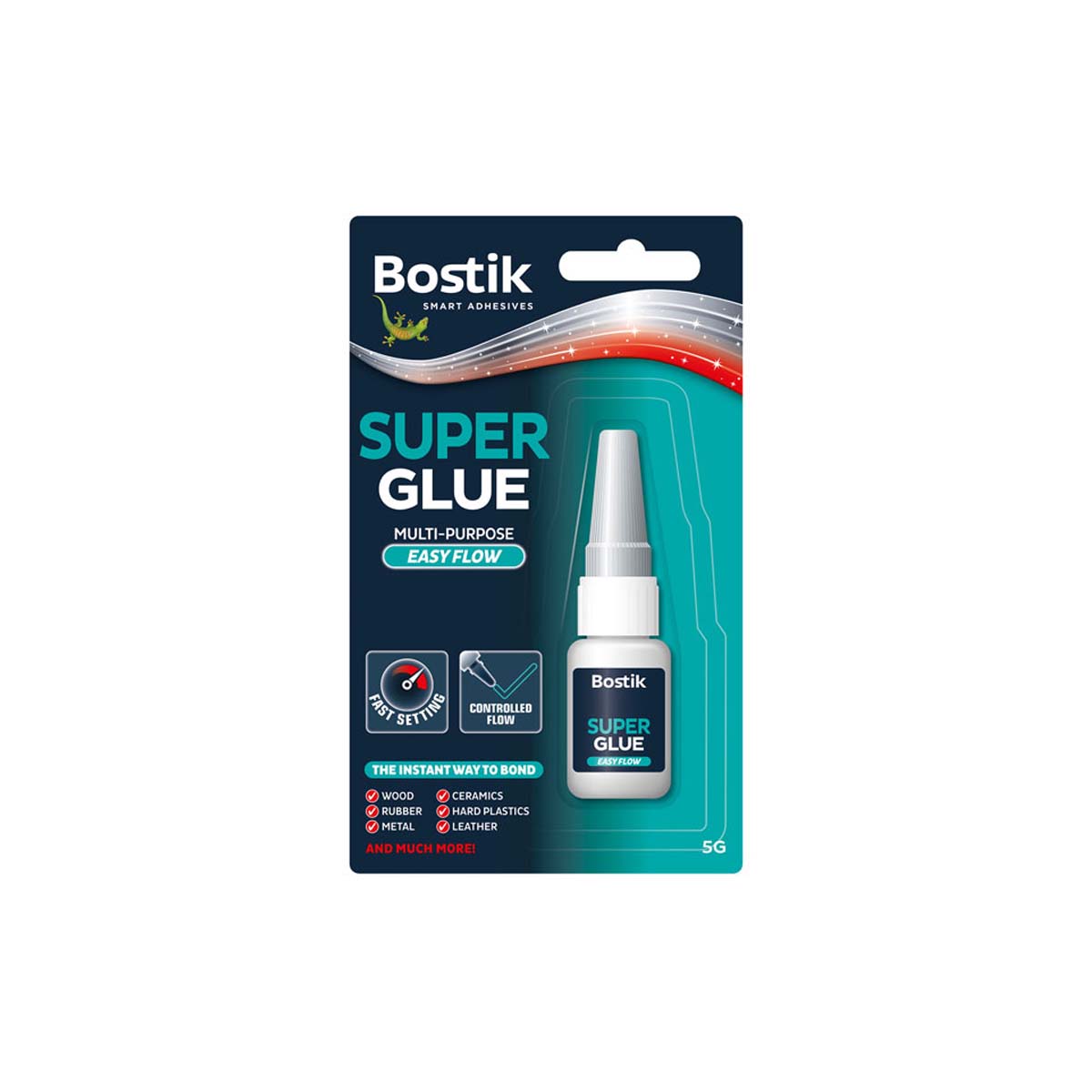 BOSTIK GLUE SUPER GLUE EASY FLOW GLUE FIX 5GR