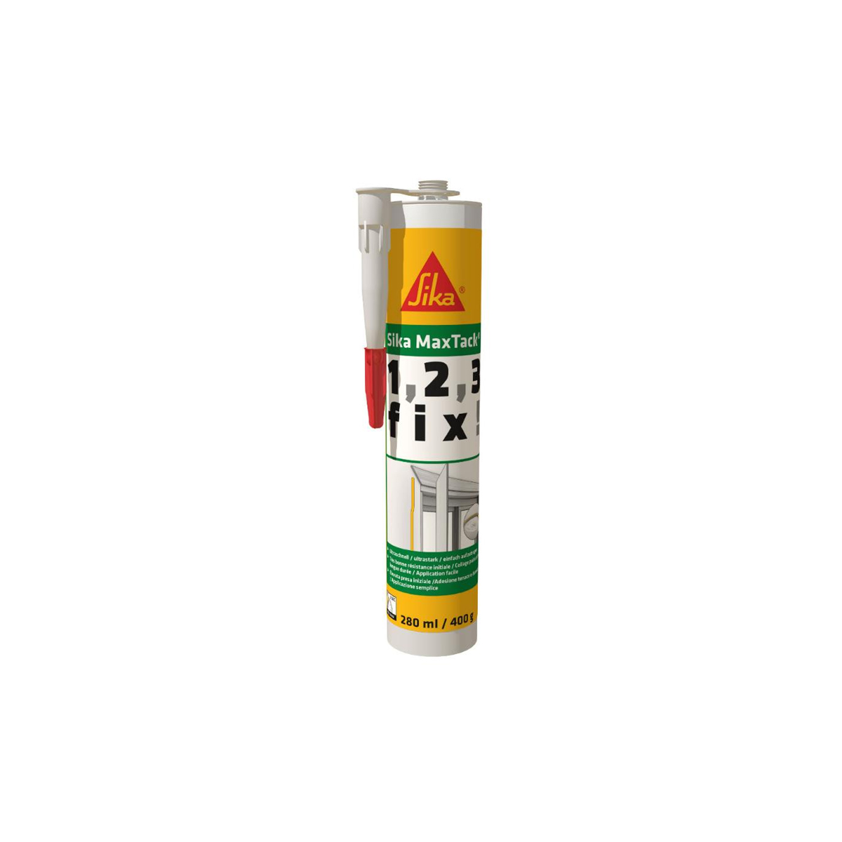 SIKA MAXTACK WATER MONTAZOLA 280ML WHITE