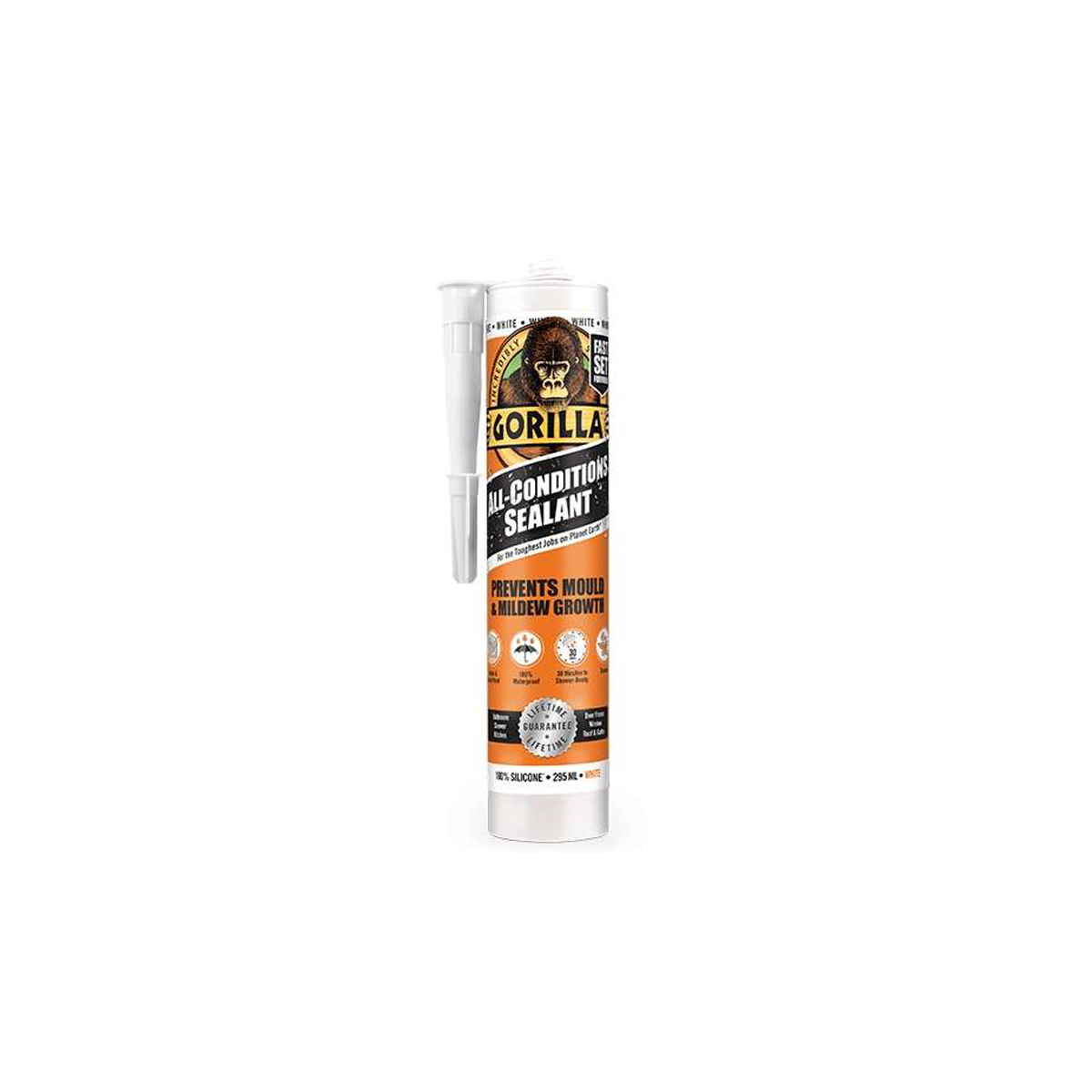 GORILLA SILICONE SEALAND 295ML FOR ALL USES WHITE